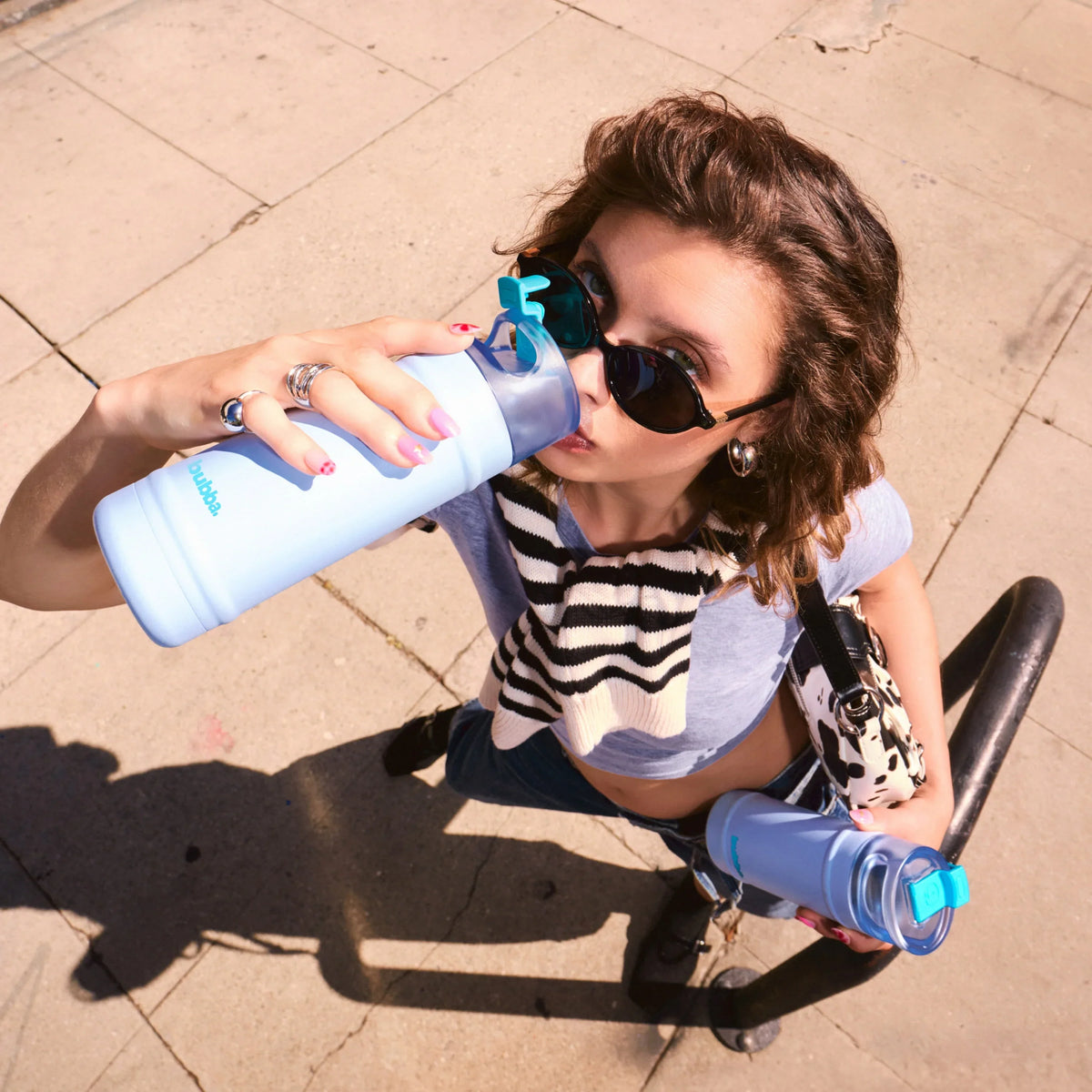 bubba 24 oz DualSip Insulated Stainless Steel Water Bottle - Field Trip - US 5076