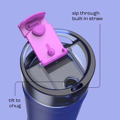bubba 32 oz DualSip Insulated Stainless Steel Water Bottle - Ocean Energy - US 5206