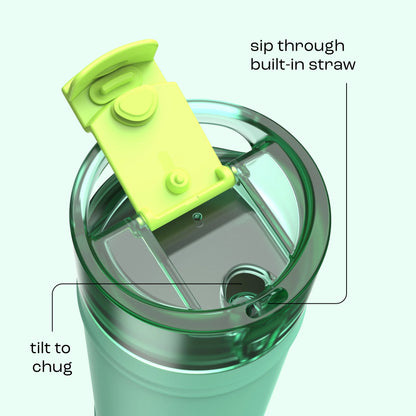 bubba 32 oz DualSip Insulated Stainless Steel Water Bottle - Tropical Eclipse - US 5055