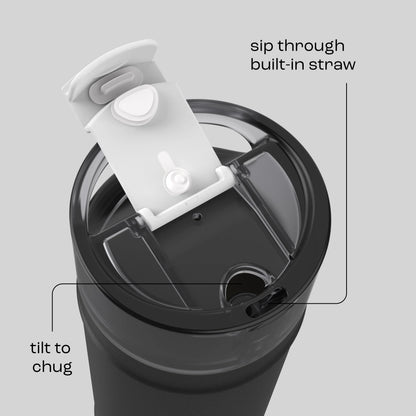 bubba 32 oz DualSip Insulated Stainless Steel Water Bottle - Office Siren - US 2828