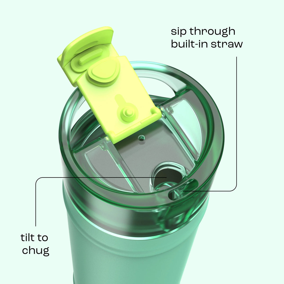 bubba 24 oz DualSip Insulated Stainless Steel Water Bottle - Tropical Eclipse - US 5579