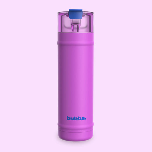 bubba 24 oz DualSip Insulated Stainless Steel Water Bottle - Mood Booster - US 4839