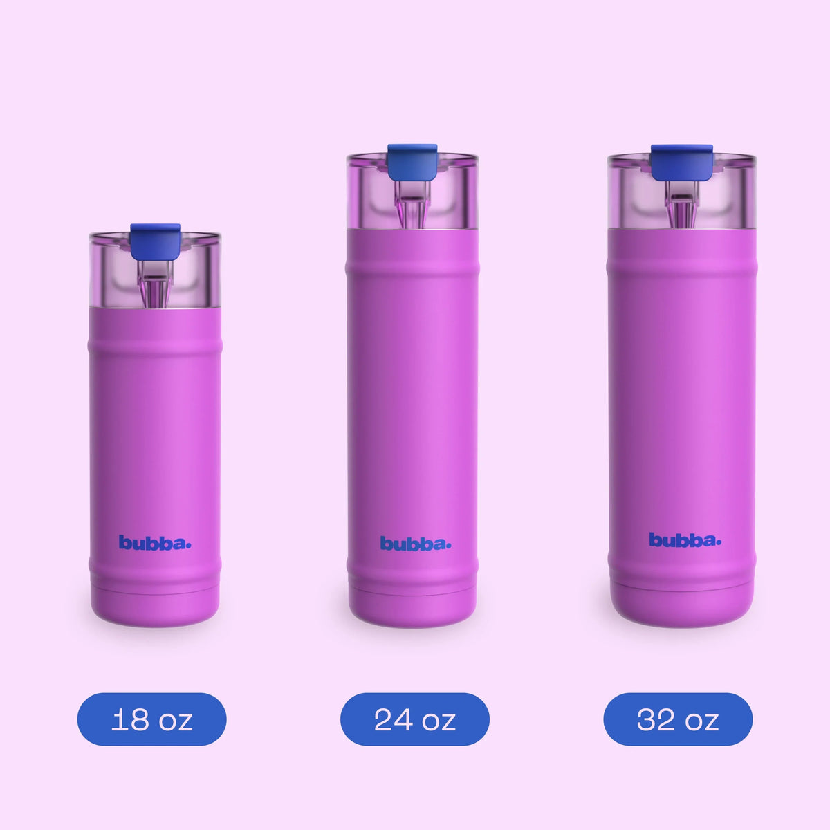 bubba 24 oz DualSip Insulated Stainless Steel Water Bottle - Mood Booster - US 4839