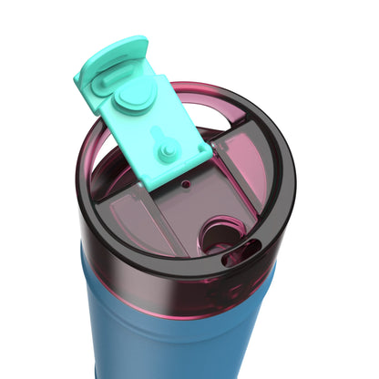 bubba 24 oz DualSip Insulated Stainless Steel Water Bottle - Blue Ribbon - US 4774