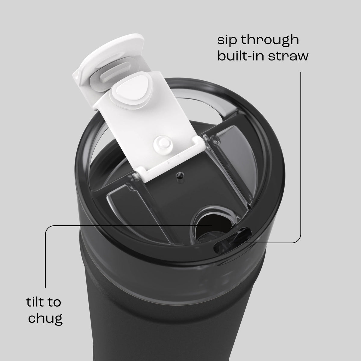 bubba 24 oz DualSip Insulated Stainless Steel Water Bottle - Office Siren - US 9401