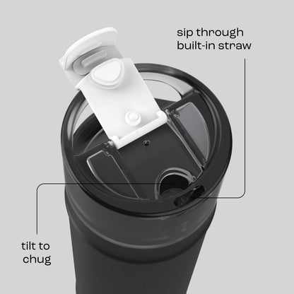 bubba 24 oz DualSip Insulated Stainless Steel Water Bottle - Office Siren - US 9401
