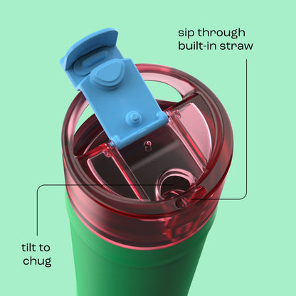 bubba 24 oz DualSip Insulated Stainless Steel Water Bottle - Fresh Serve - US 7264