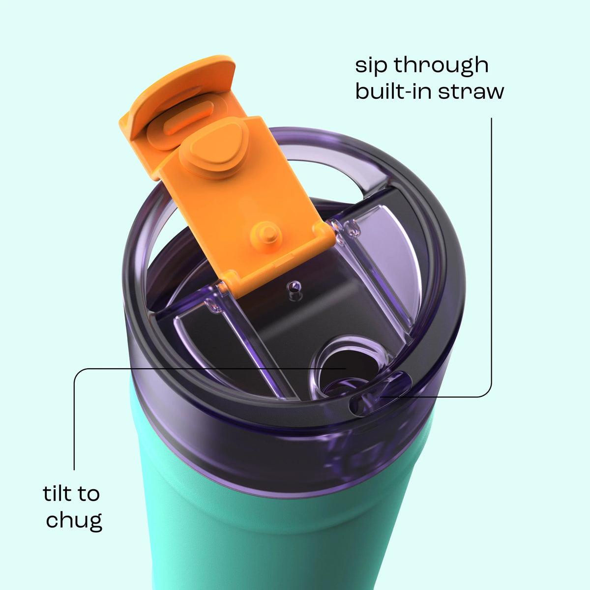 bubba 24 oz DualSip Insulated Stainless Steel Water Bottle -  Field Trip - US 5076