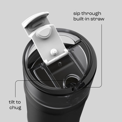 bubba 18 oz DualSip Insulated Stainless Steel Water Bottle -  Office Siren - US 8779