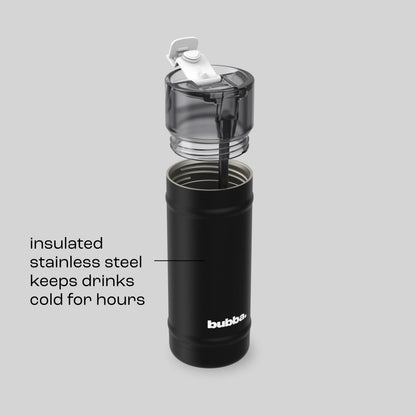 bubba 18 oz DualSip Insulated Stainless Steel Water Bottle -  Office Siren - US 8779