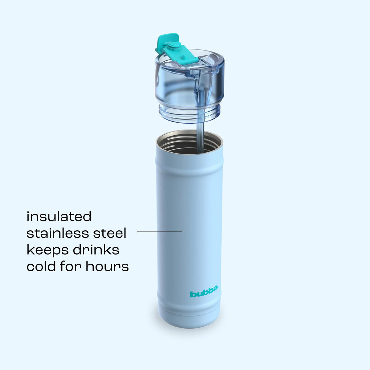 bubba 24 oz DualSip Insulated Stainless Steel Water Bottle - Daydreamin - US 5881