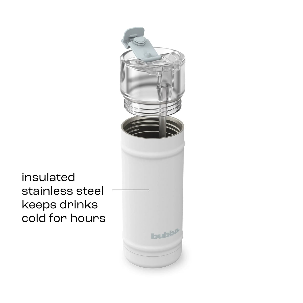 bubba 18 oz DualSip Insulated Stainless Steel Water Bottle - Fresh Kicks - US 2233