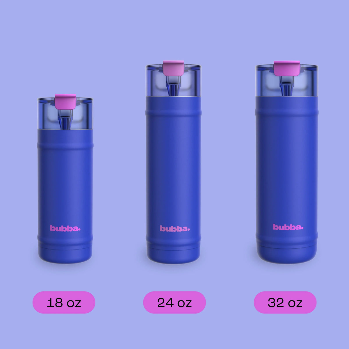 bubba 18 oz DualSip Insulated Stainless Steel Water Bottle - Ocean Energy - US 7156